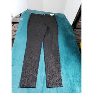 Old Navy Pants Size 6 Womens Black Stretch Ladies Gold Pixie High Rise Ankle NWT